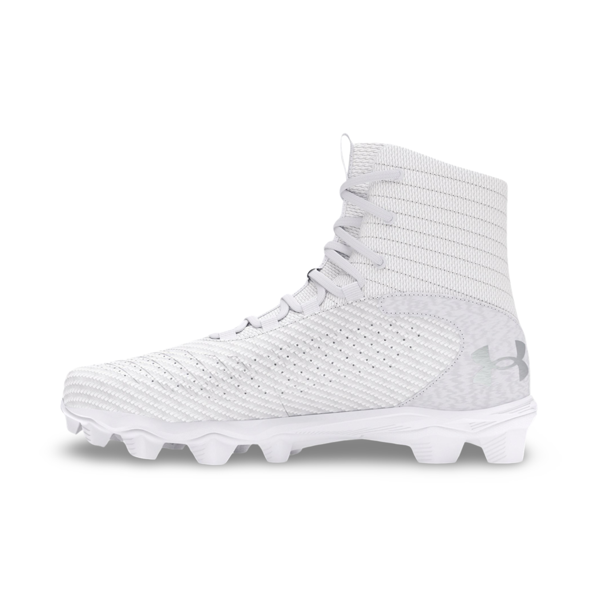 Men's UA Highlight 2 RM Football Cleats - Blanc