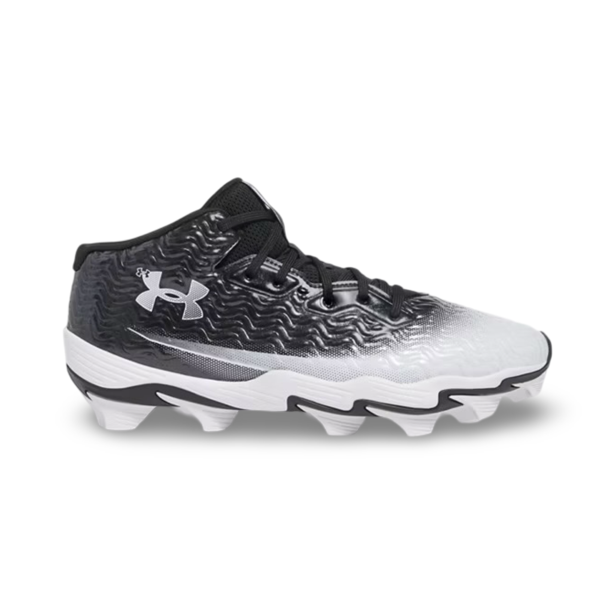 Boys' UA Spotlight Hammer Jr. Football Cleats - Black