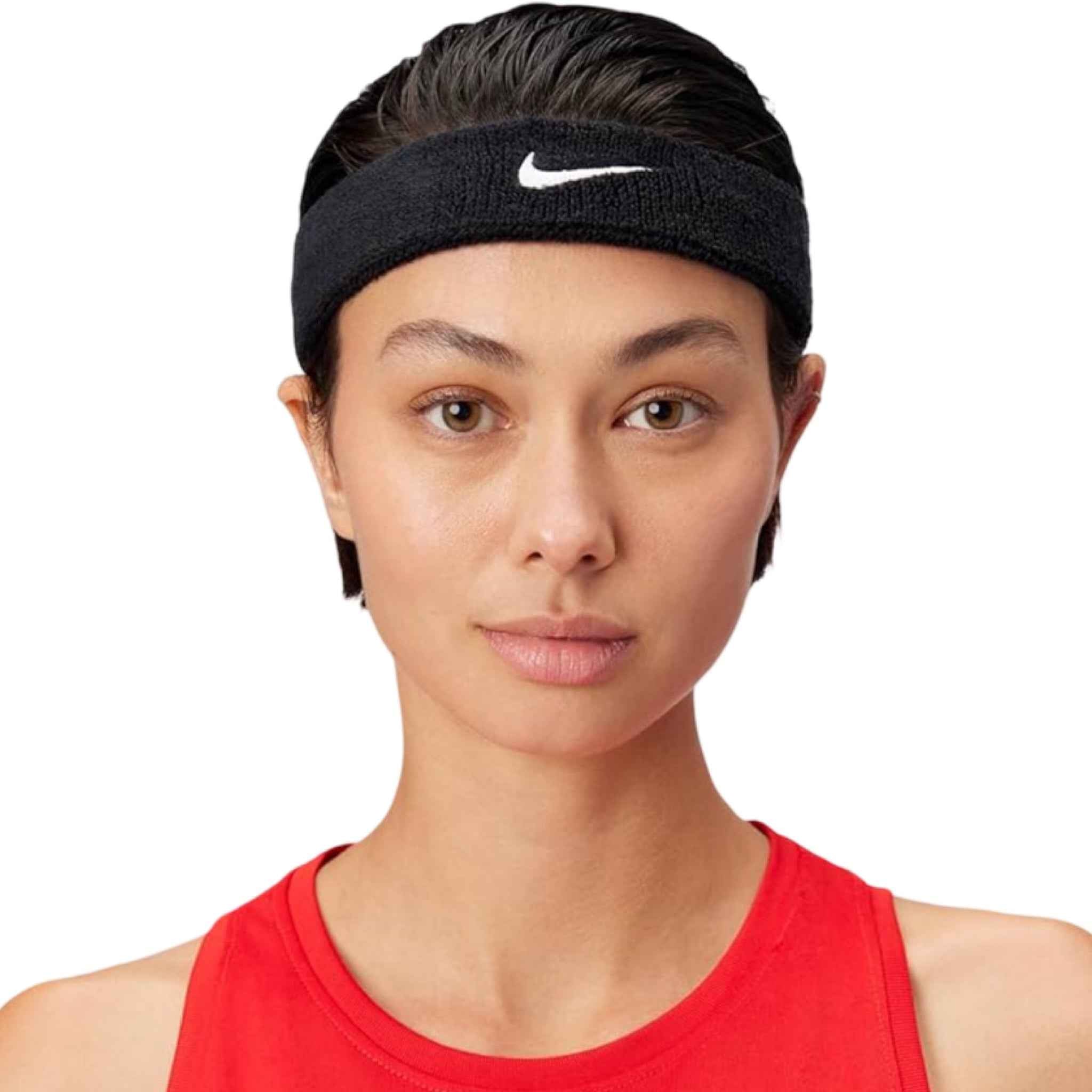 nike swoosh headband red