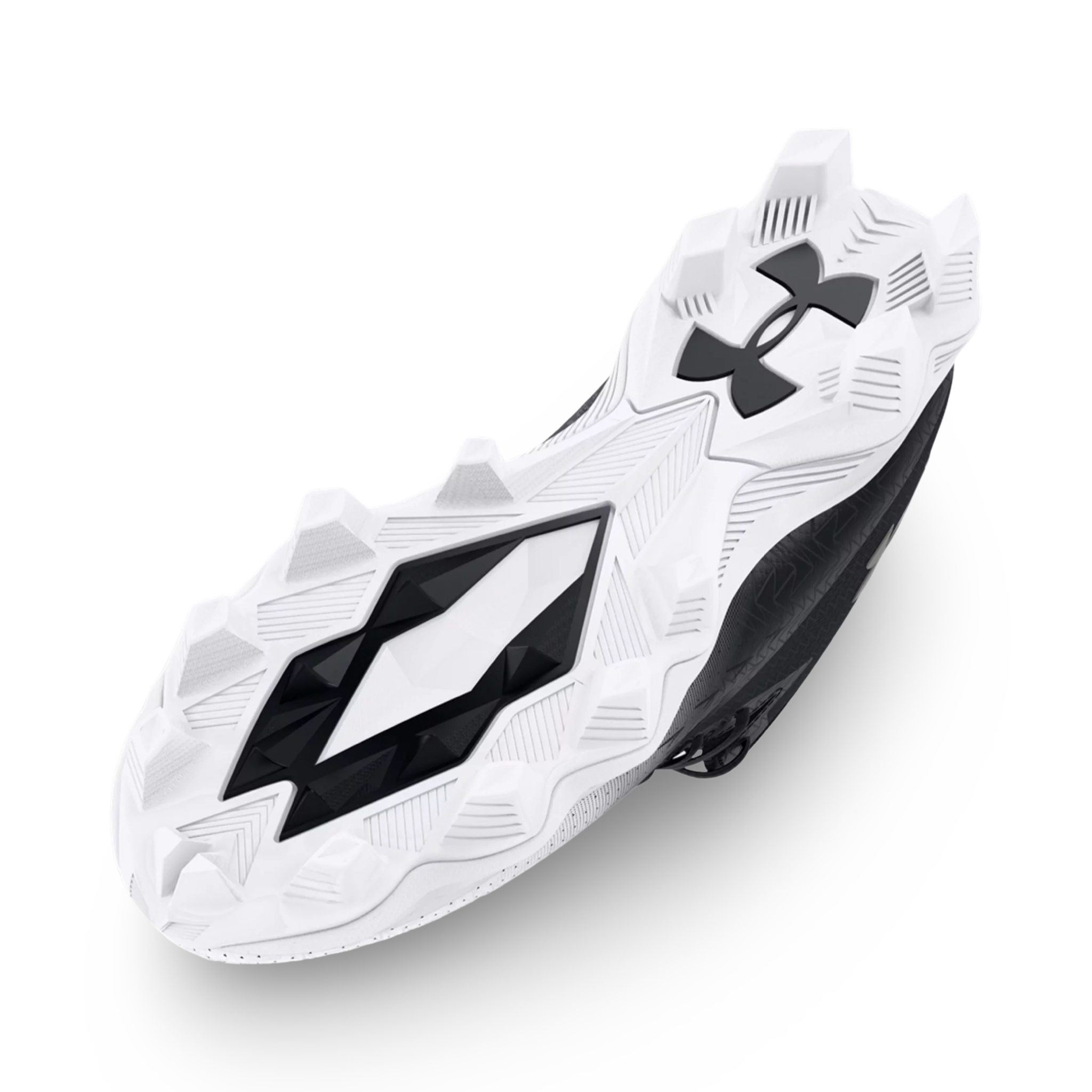 Kid's UA Spotlight Franchise 4 RM JR Football Cleats - Black