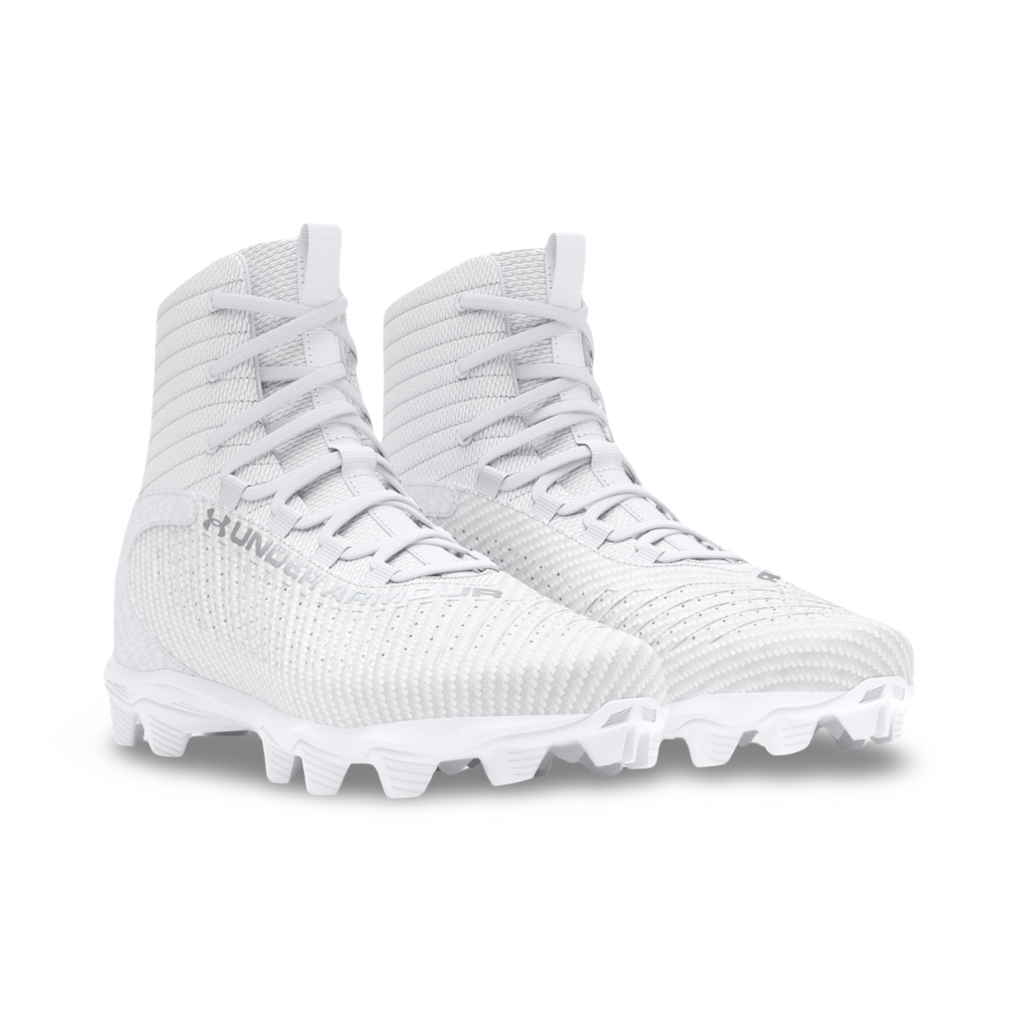 Men's UA Highlight 2 RM Football Cleats - Blanc