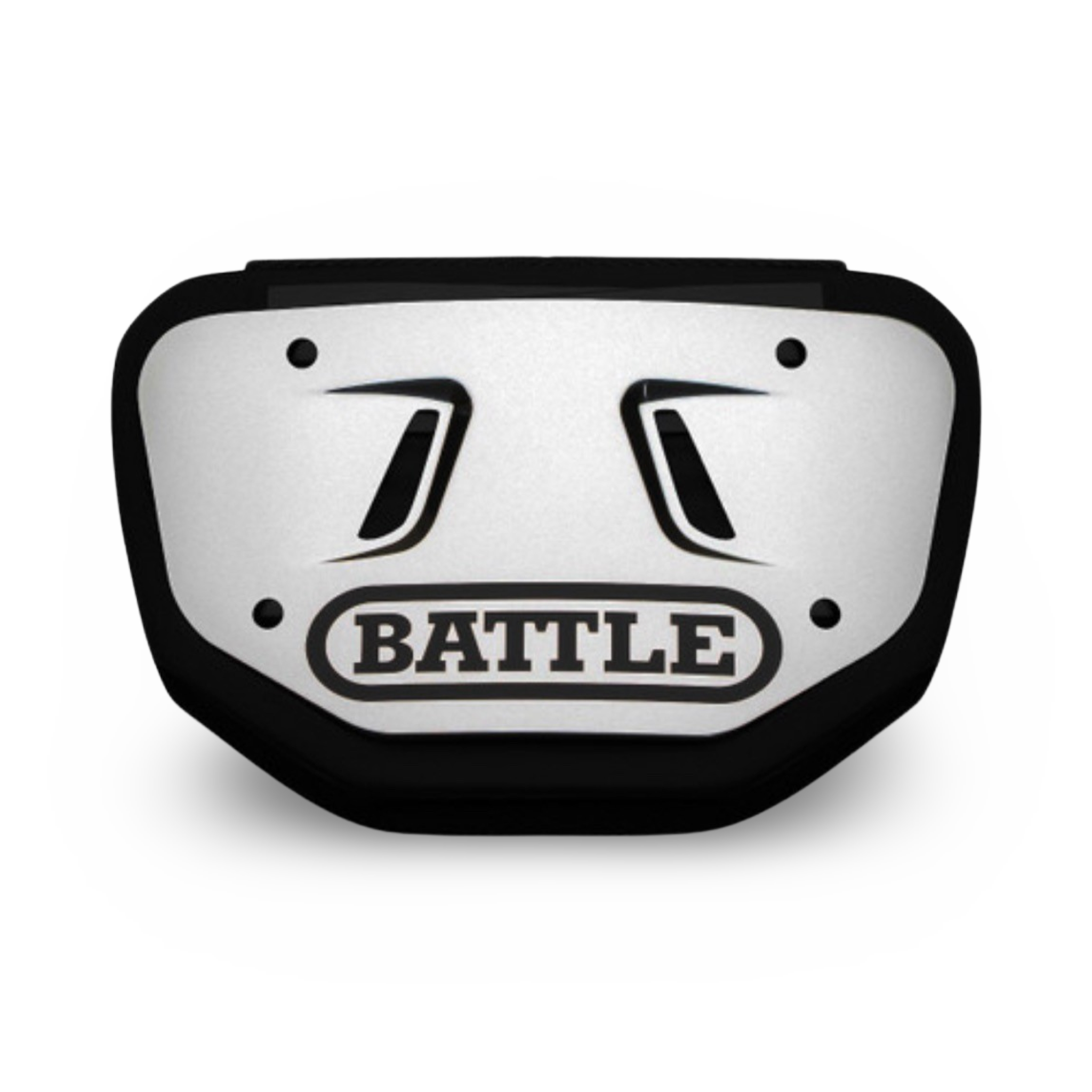 Battle Chrome Football Back Plate - Adult & Youth