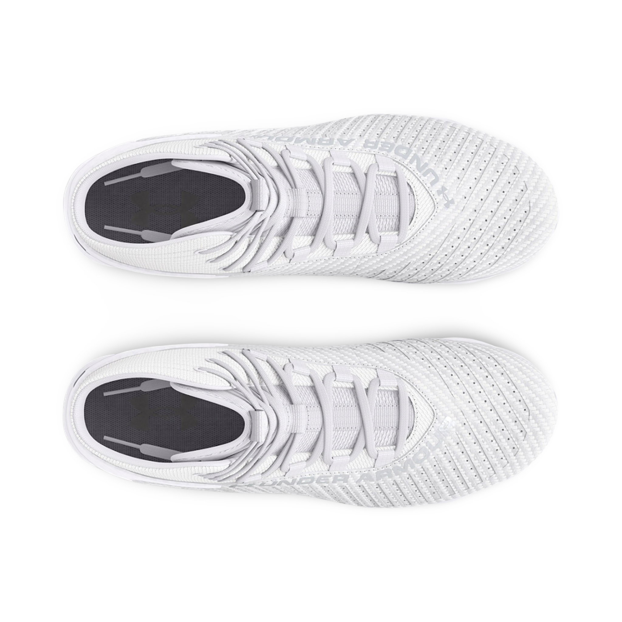 Men's UA Highlight 2 RM Football Cleats - Blanc