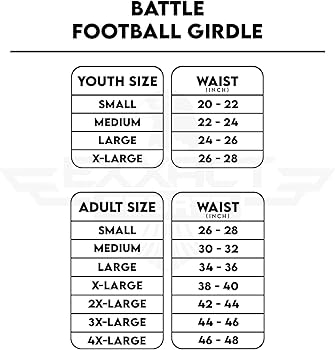 BULL RUSH 7-PAD GIRDLE Gaines de protection avec 7 pads intégrés pour enfant
