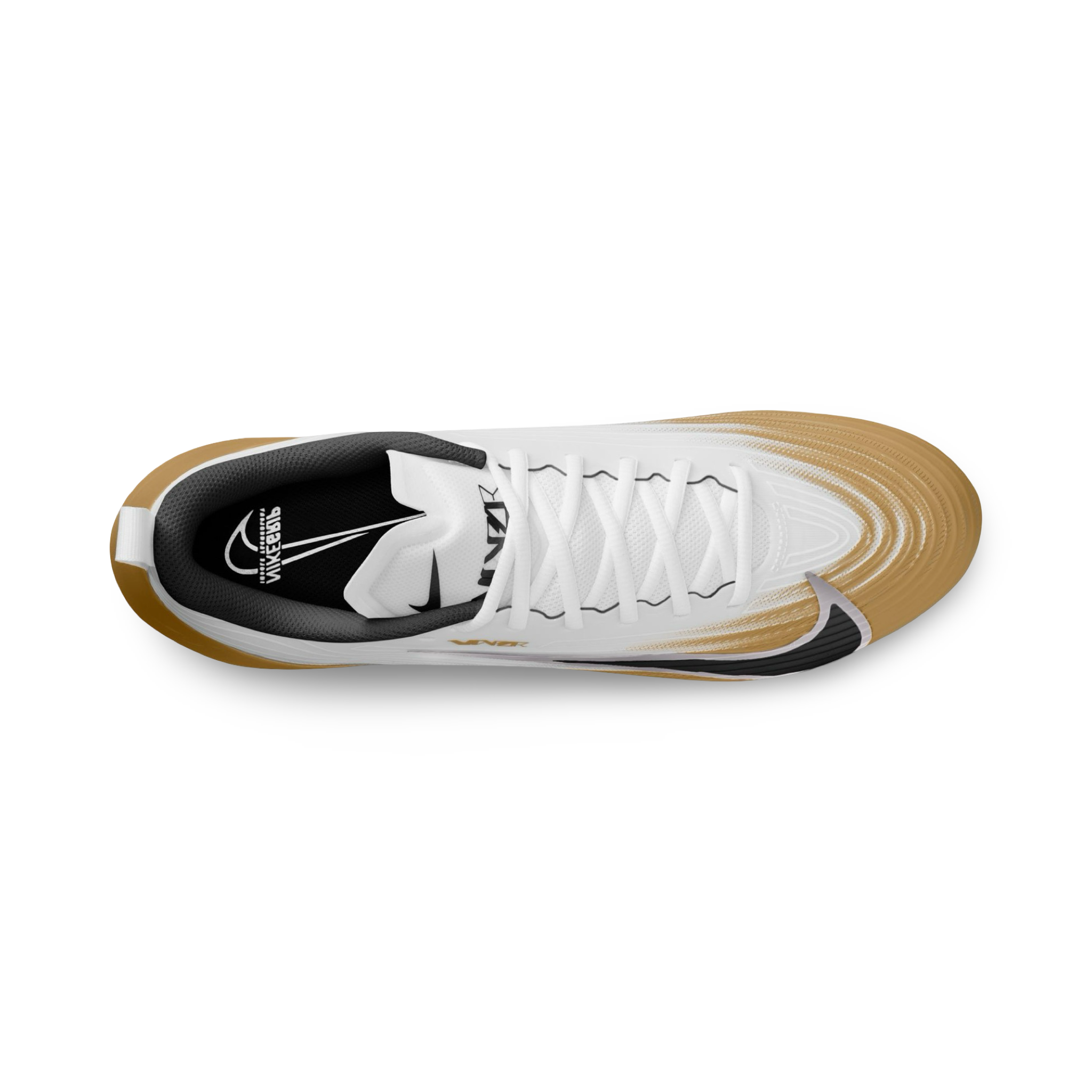 Nike Vapor Speed 3 Football Cleats - White/Gold