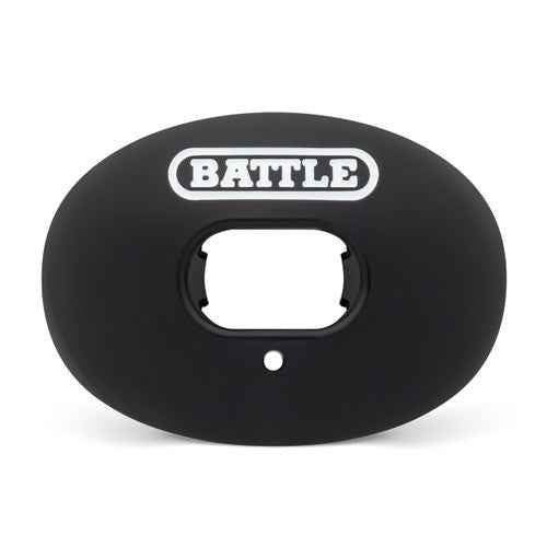 Battle Oxygen Football mouthguard - Black & White Standard