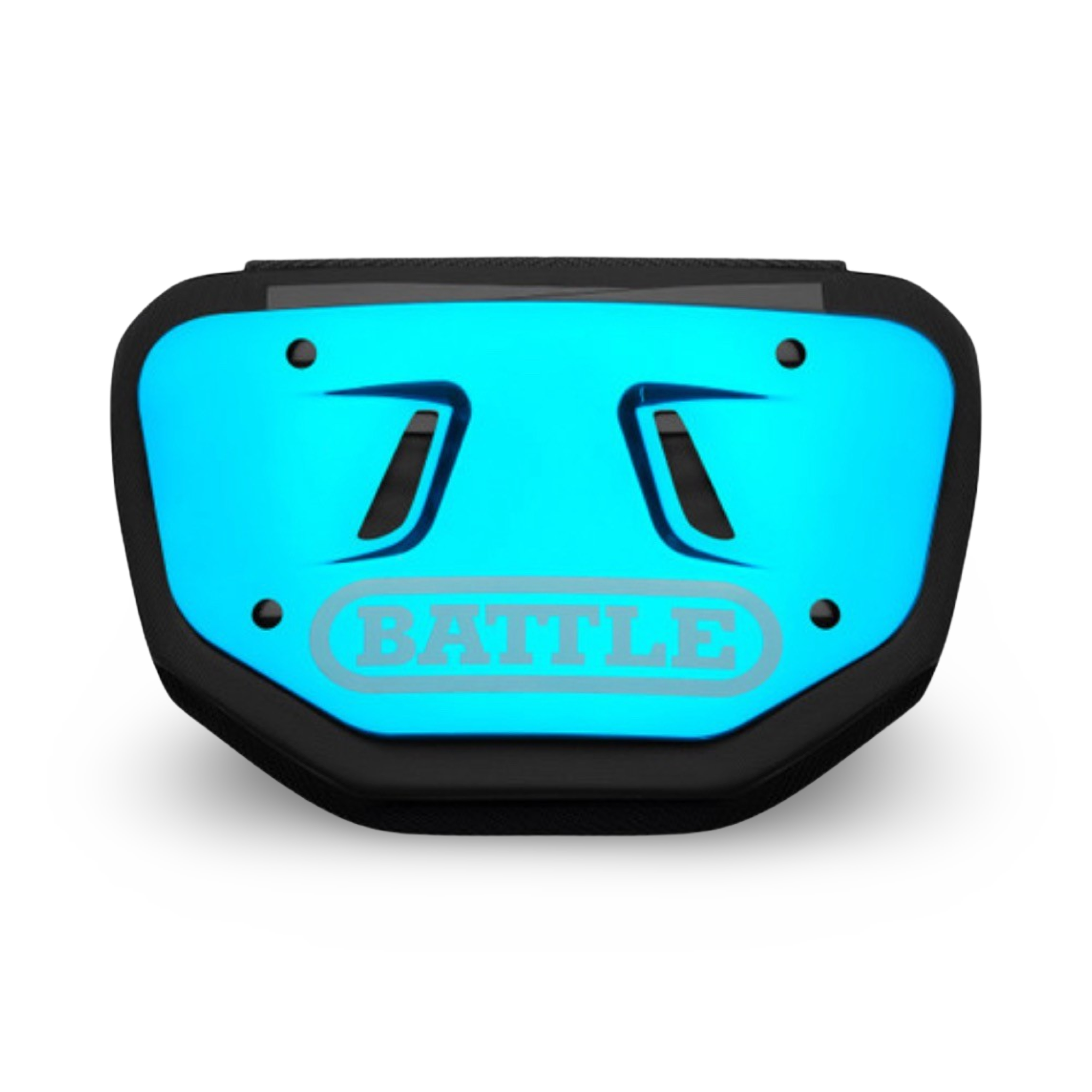 Battle Chrome Football Back Plate - Adult & Youth