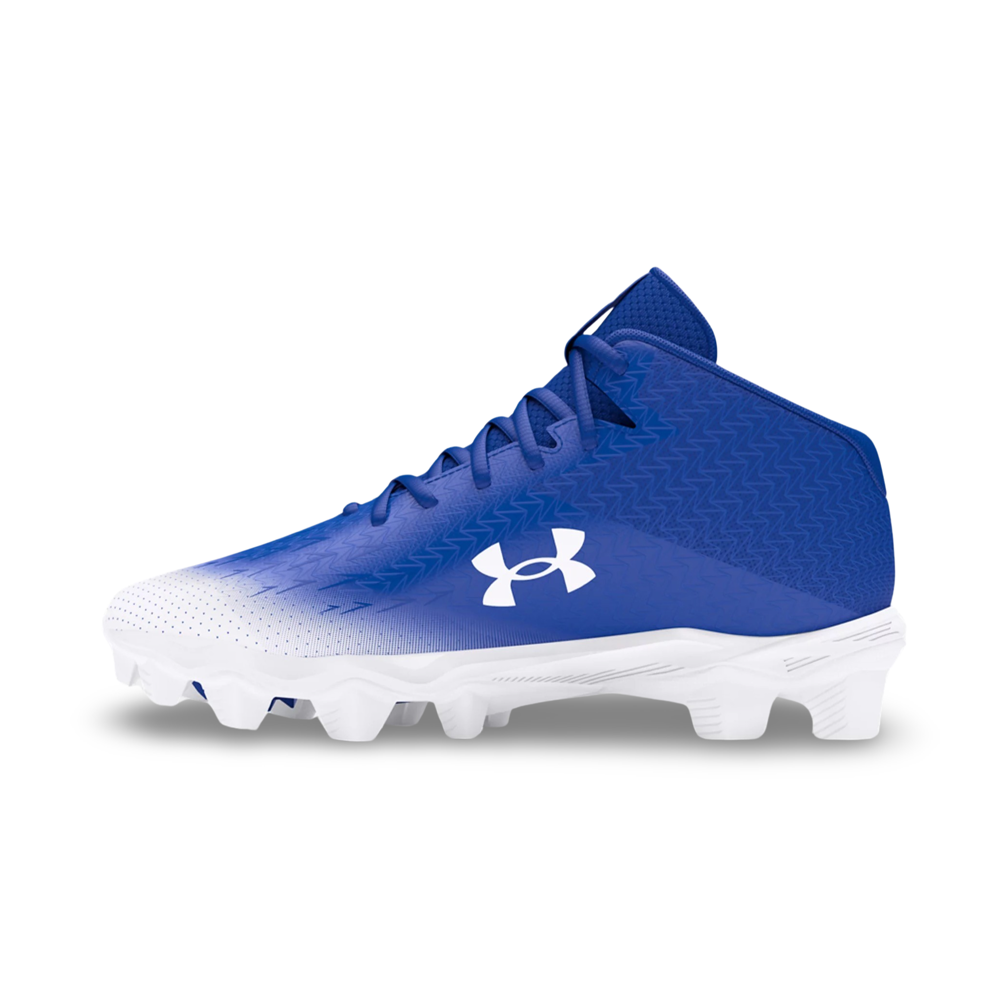 Kid's UA Spotlight Franchise 4 RM JR Football Cleats - Blue