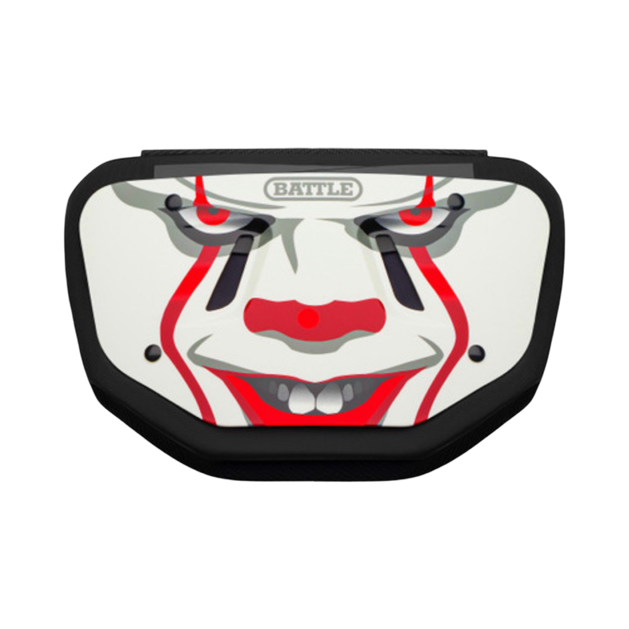 Battle "Clown23" Chrome Football Back Plate - Adult