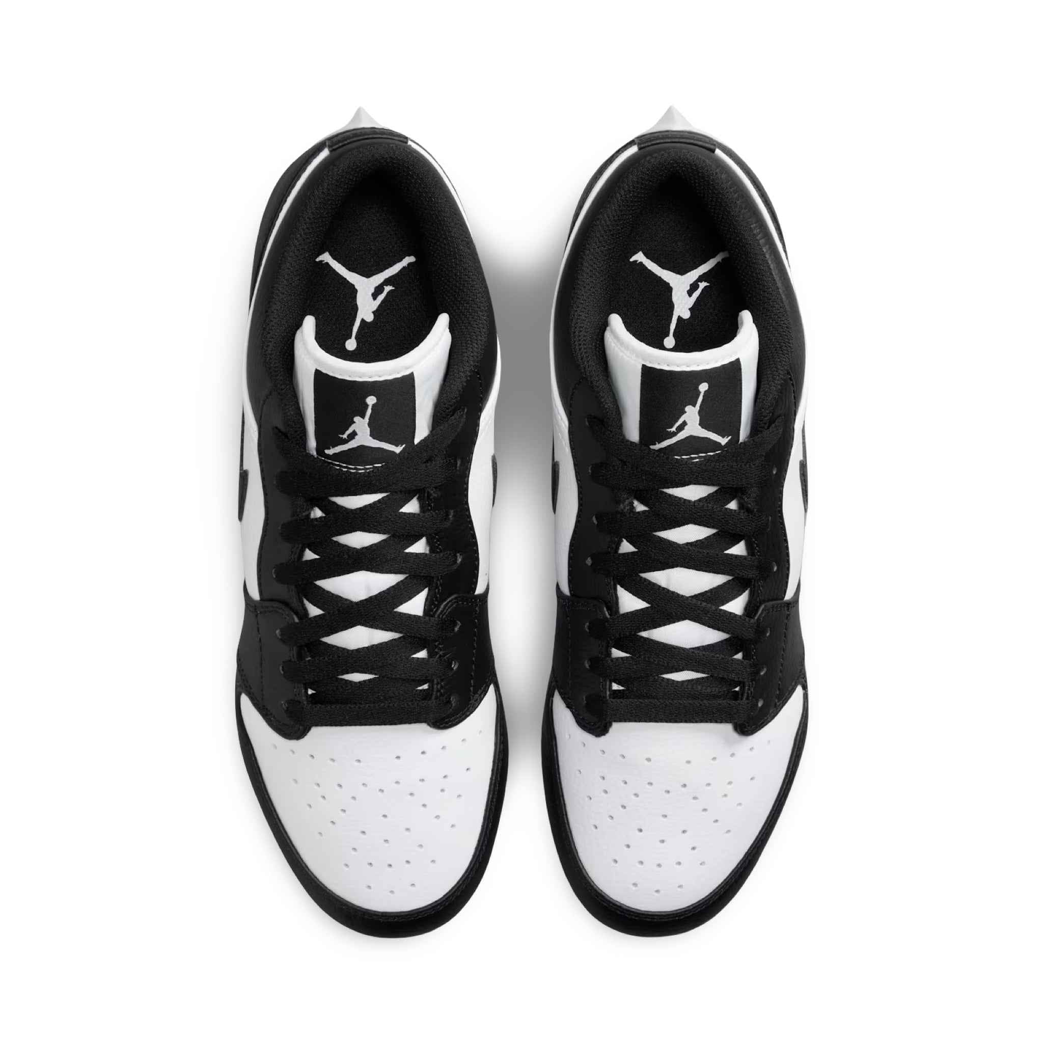 Jordan 1 Low TD Football Cleat - White/Black