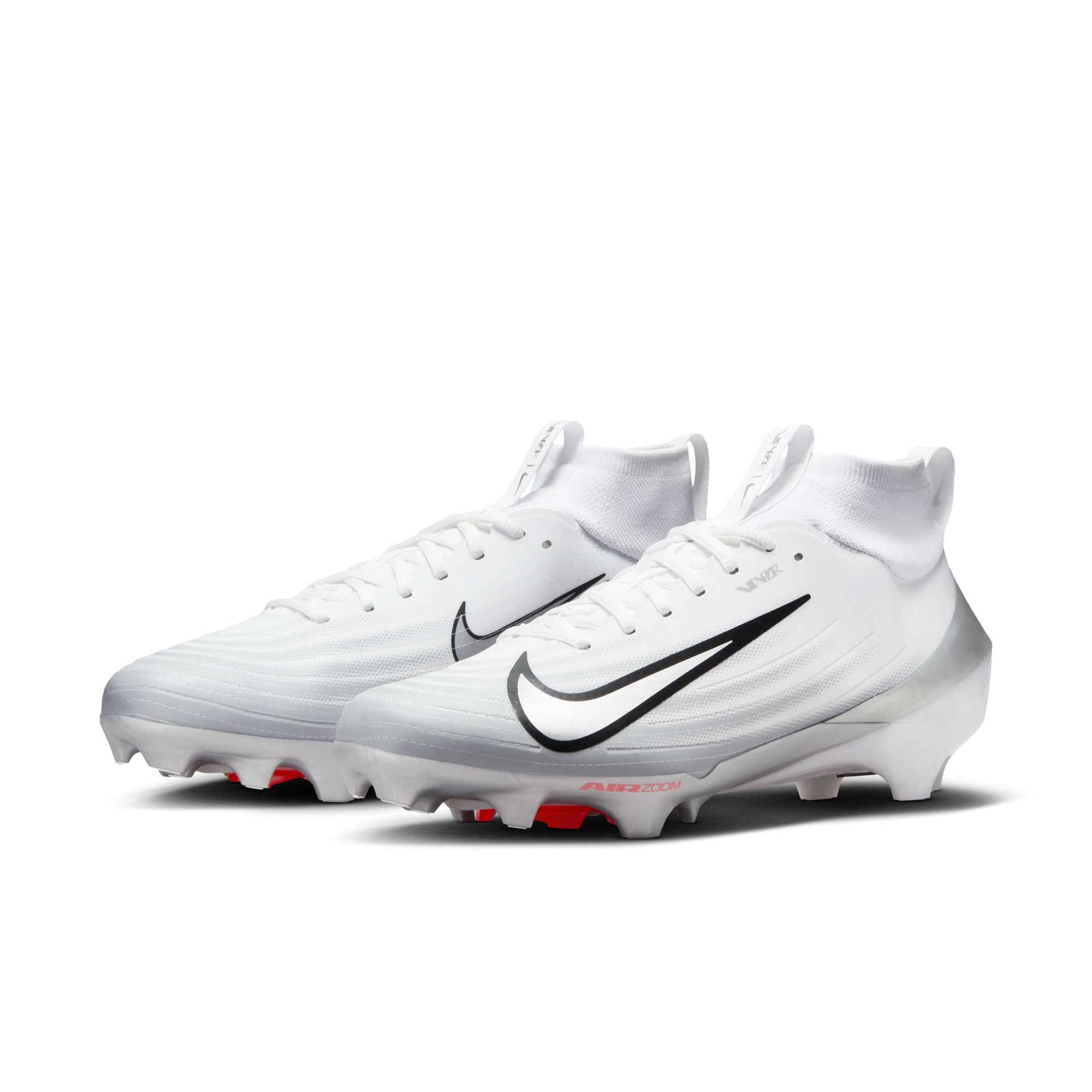 Nike Zoom Air Vapor Pro 1 white Soulier de football cleats