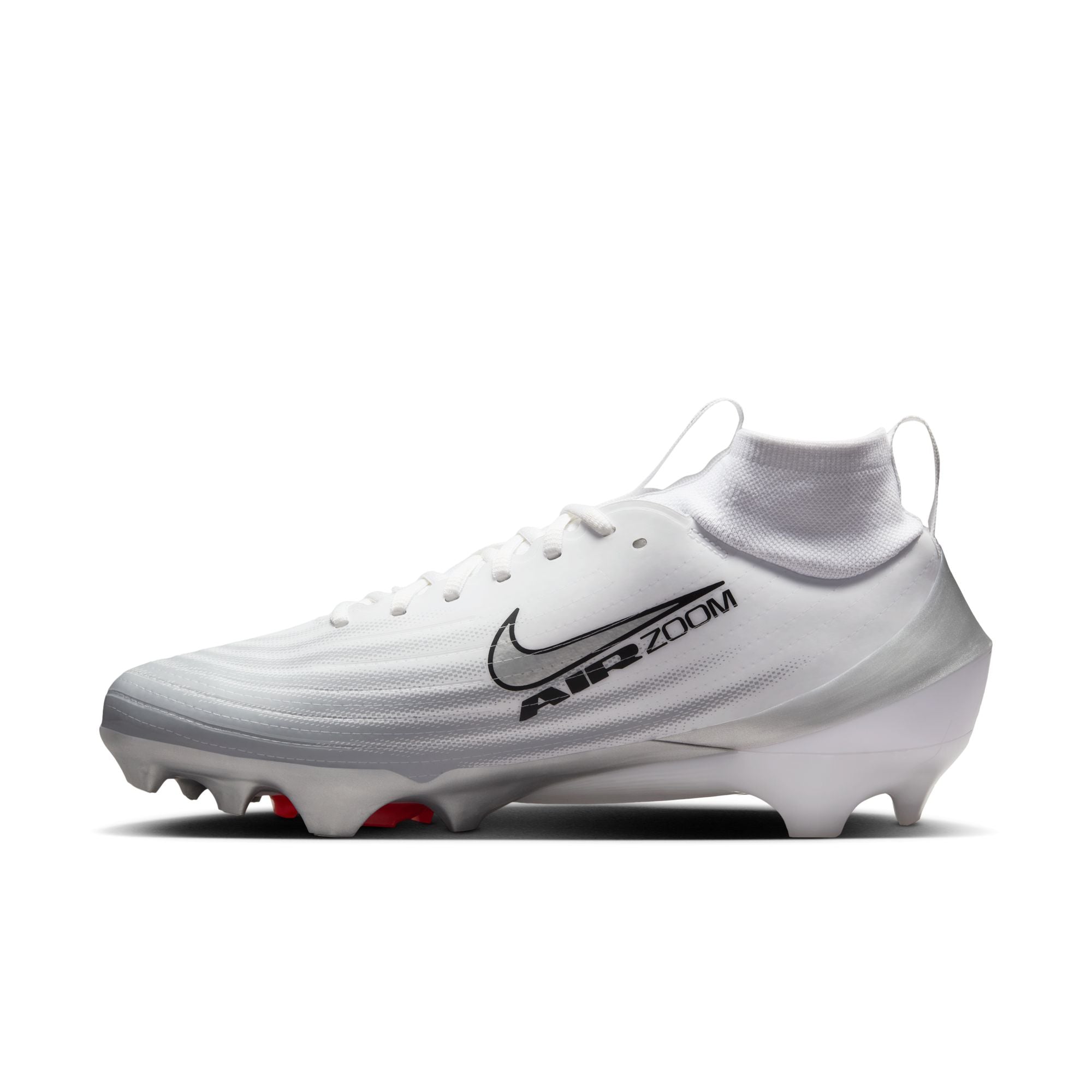 Nike Zoom Air Vapor Pro 1 white Soulier de football cleats