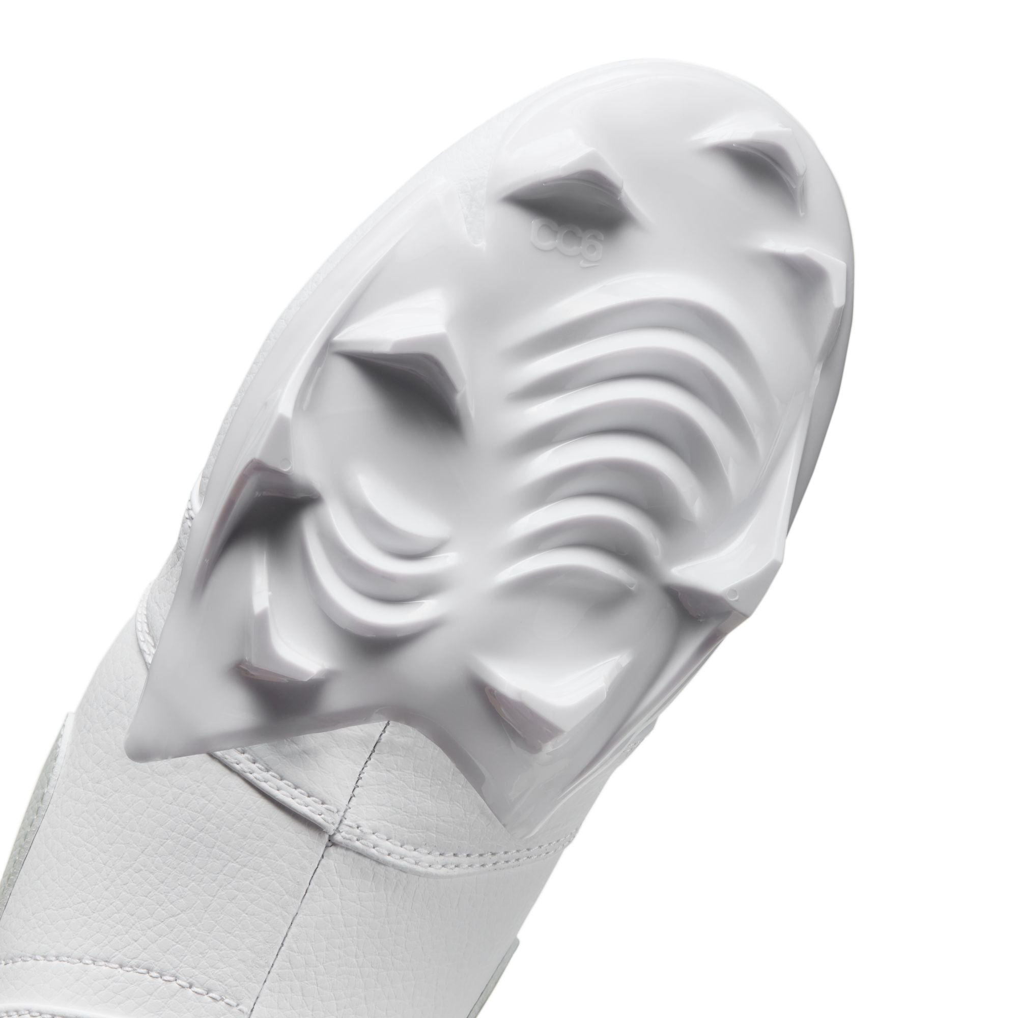 Jordan 1 Low TD Football Cleat - White/White