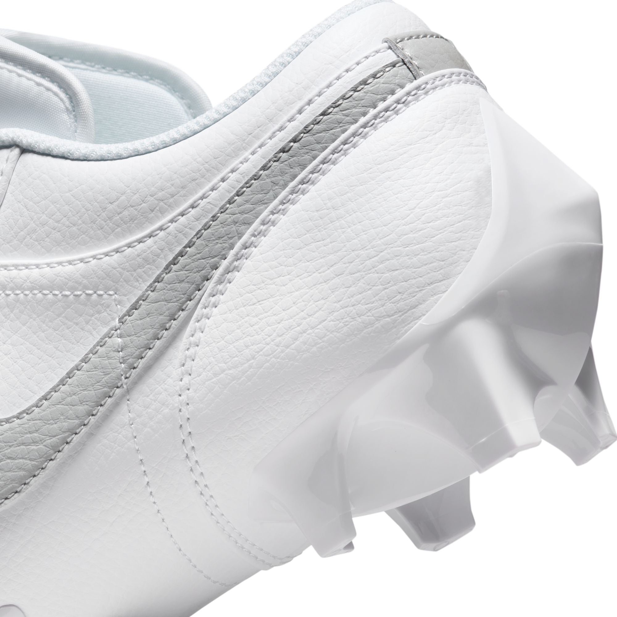 Jordan 1 Low TD Football Cleat - White/White