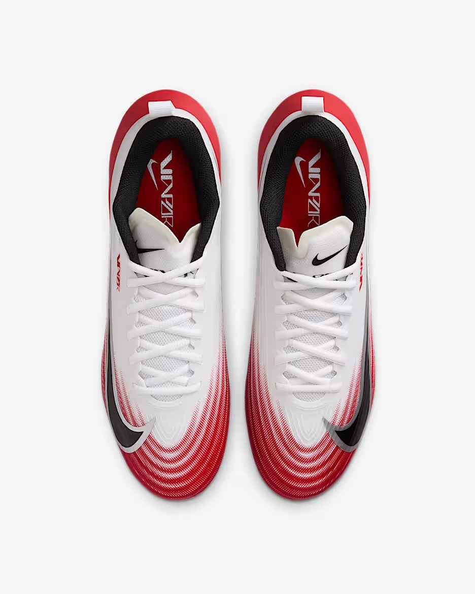 Nike Vapor Speed 3 Football Cleats - White/Red