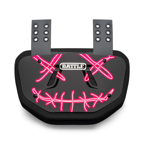 Battle "Nightmare" Chrome Football Back Plate - Adult