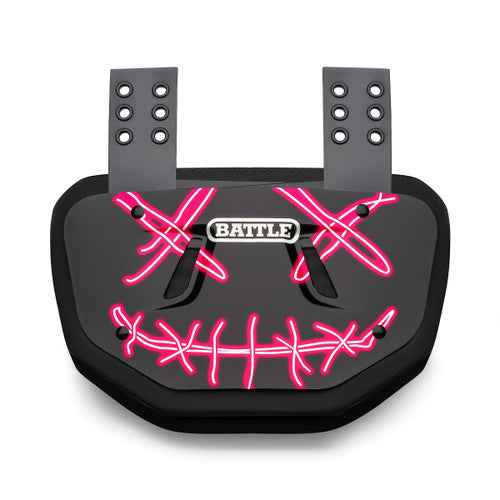 Battle "Nightmare" Chrome Football Back Plate - Adult