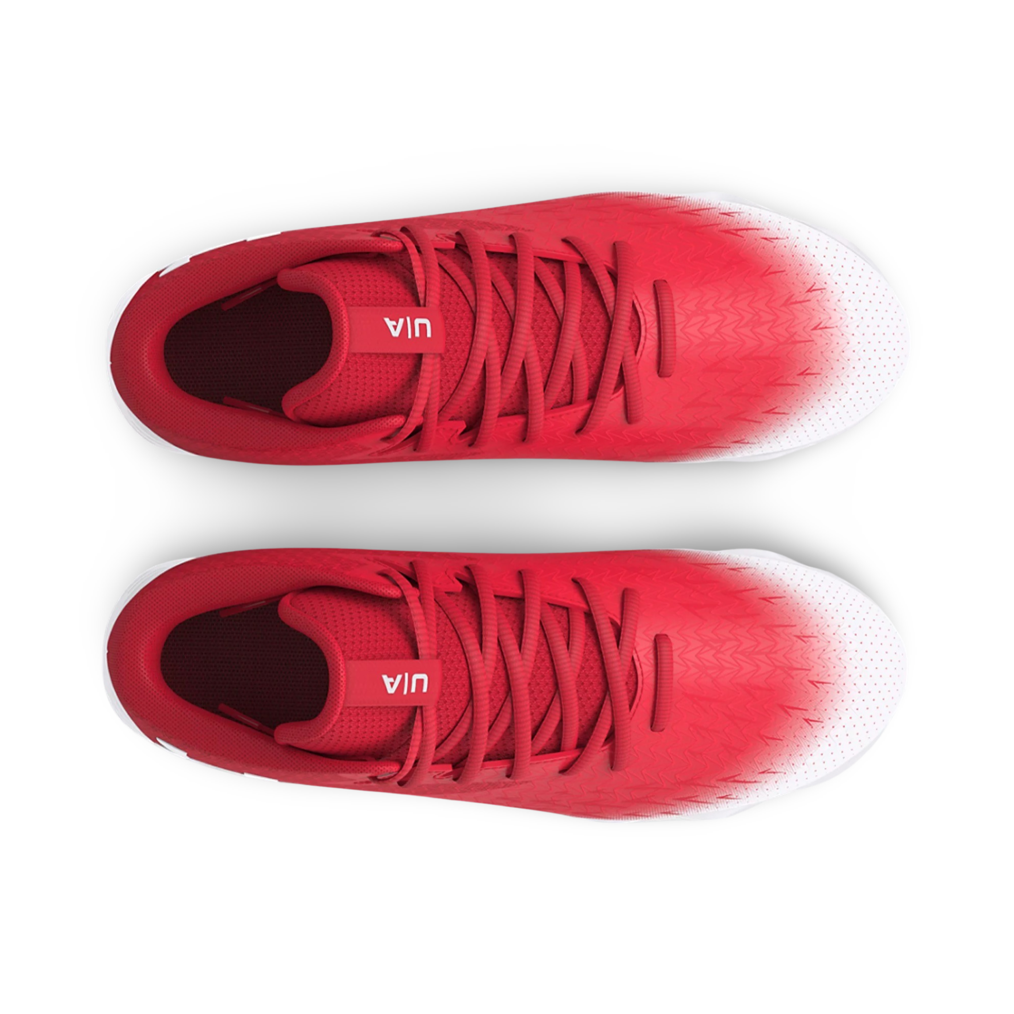 Kid's UA Spotlight Franchise 4 RM JR Football Cleats - Red