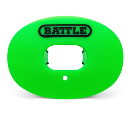Battle Oxygen Convertible Strap Football Mouthguard - White