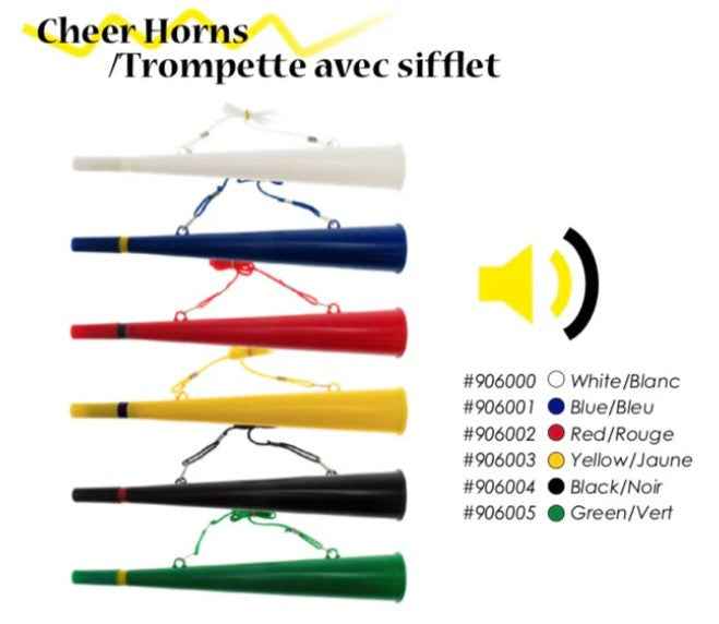Trompette avec sifflet faites du bruit