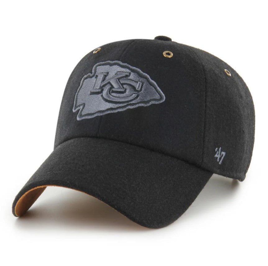 Kansas City Chiefs Peacoat '47 CLEAN UP - NFL black Superbowl cap