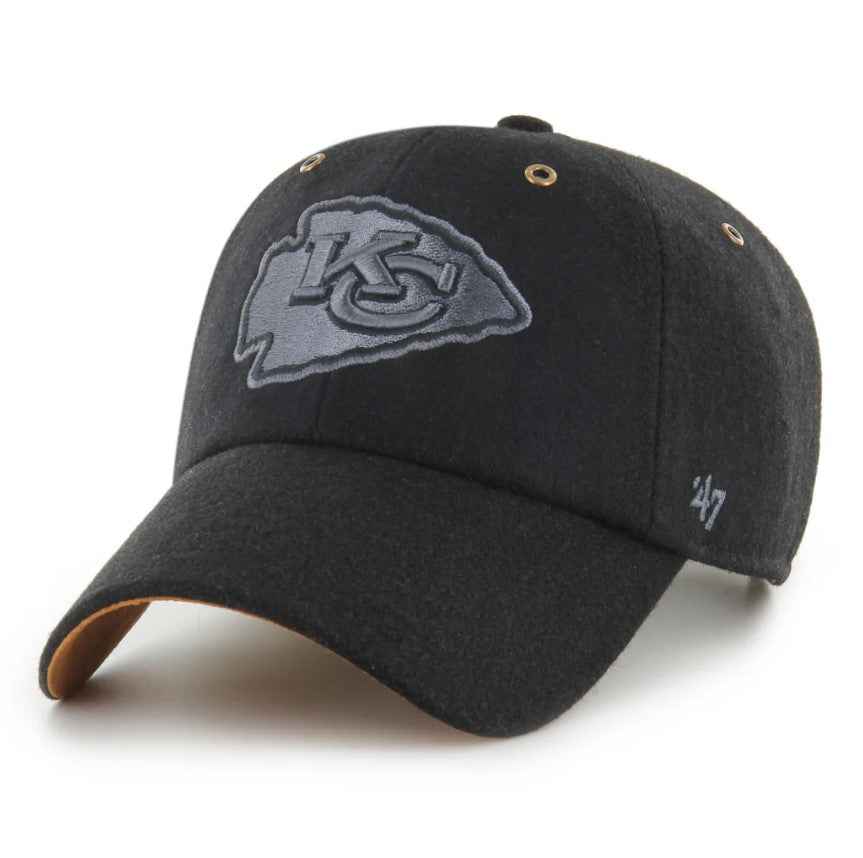 Kansas City Chiefs Peacoat '47 CLEAN UP - NFL casquette noir Superbowl