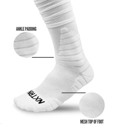 NXTRND Scrunch socks Bas de football plissé aux mollets