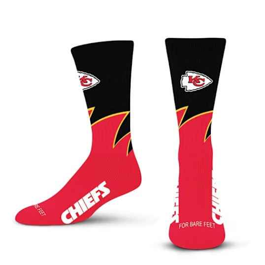 Bas NFL pour adulte black wave socks