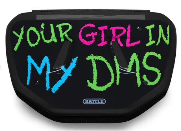 Battle In My DMs Football Back Plate