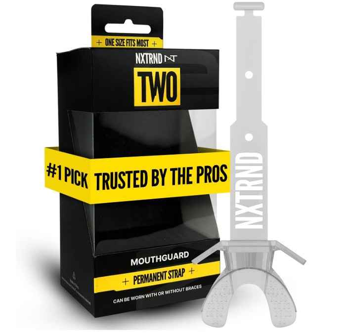 Nxtrnd Two Pro Protège-dents de football, sangle permanente, convient aux adultes et aux jeunes