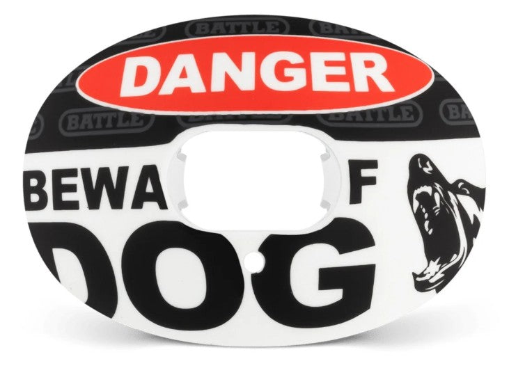 Beware of Dog Oxygen Football Mouthguard Battle