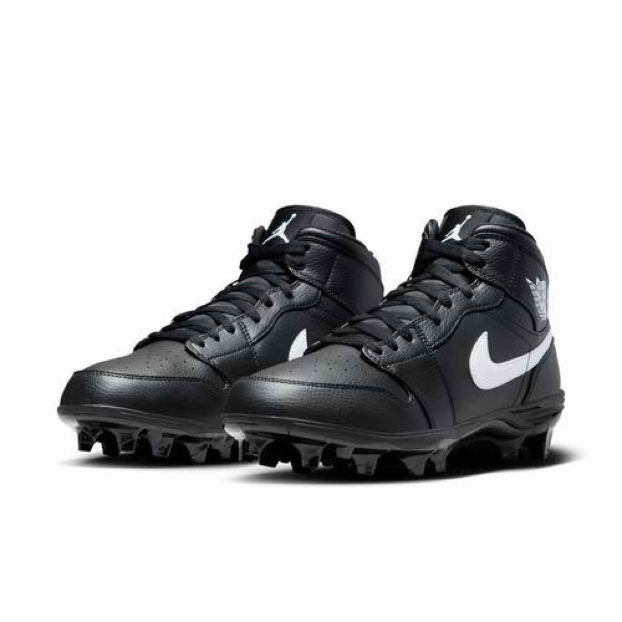 Jordan 1 Mid TD football cleats - Black