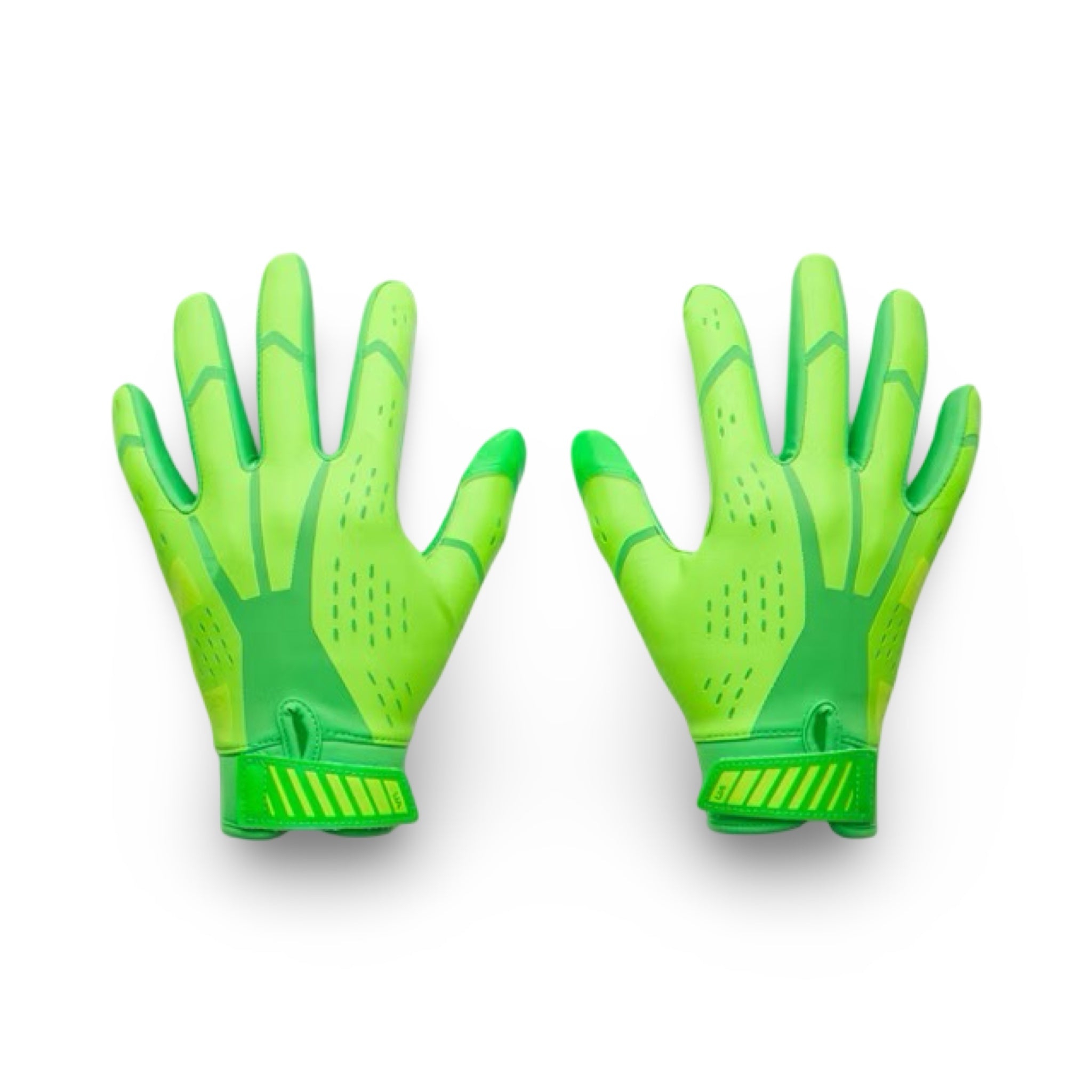 UA Blur Football Gloves Youth - Green