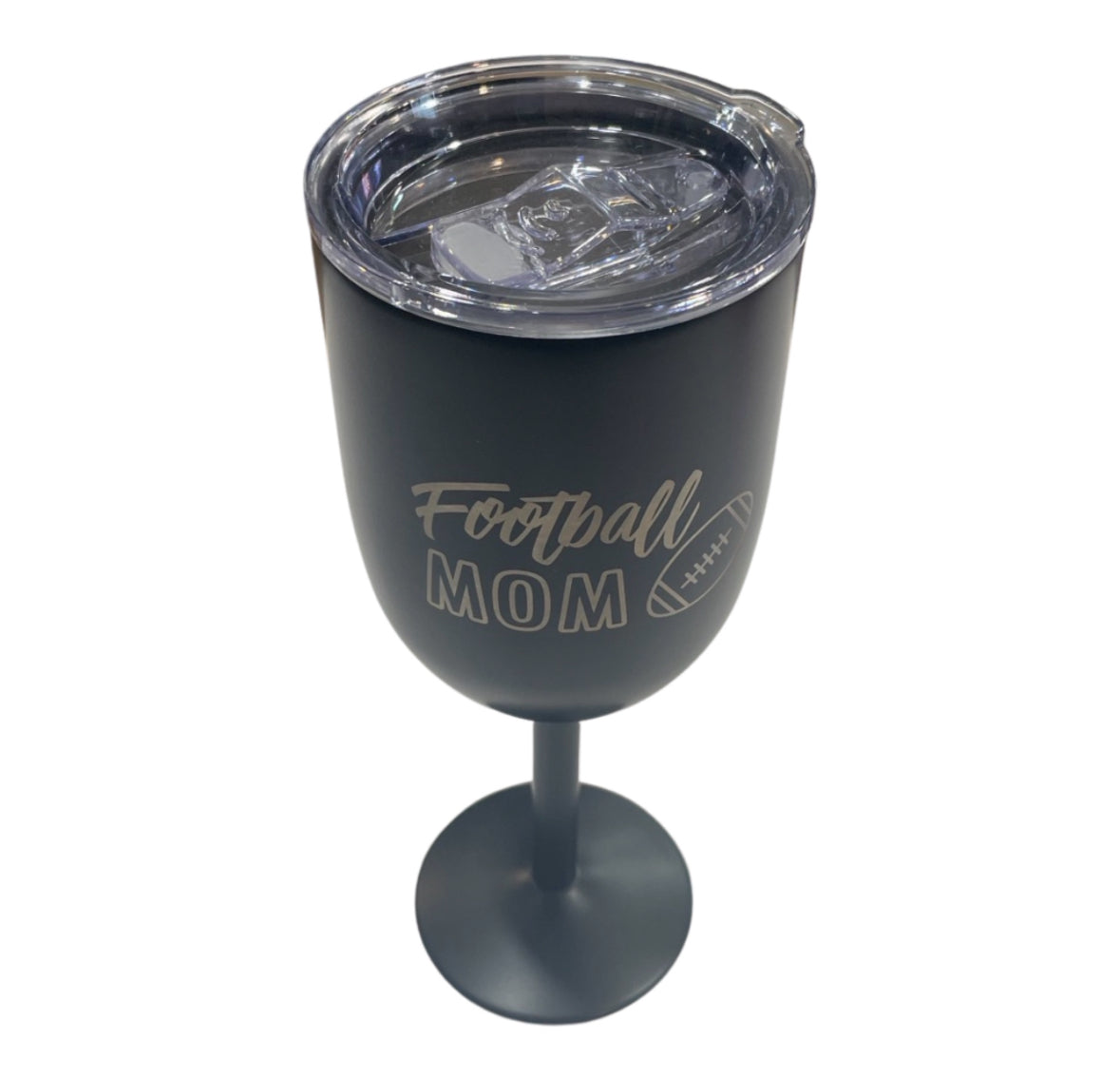 12oz Football Mom Wine Cup