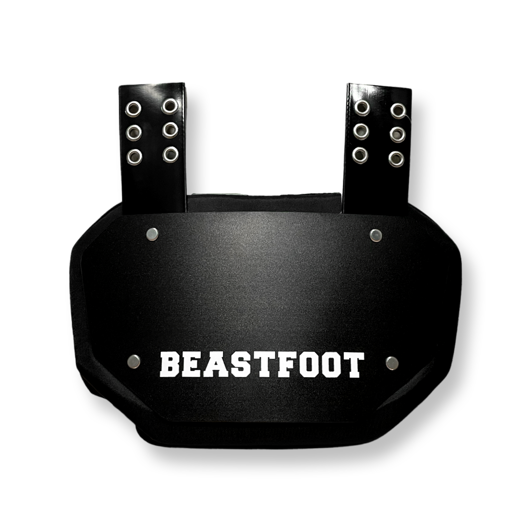 Beastfoot Black Football Back plate - Adult & Youth