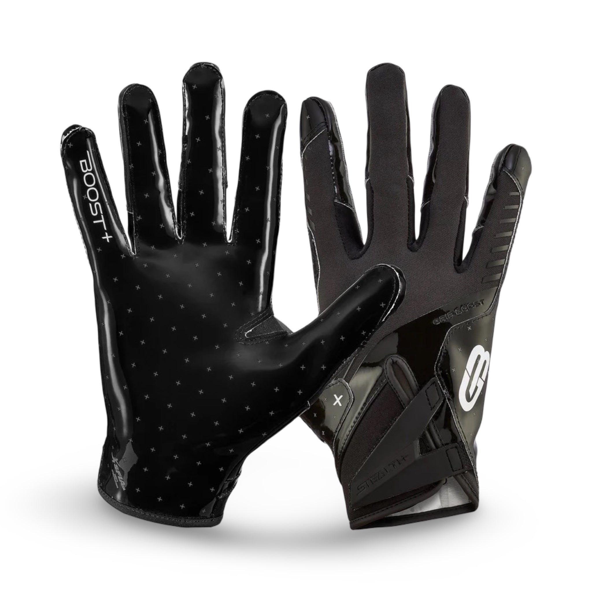 Grip Boost Solid Stealth 6.0 Boost Plus Football Glove