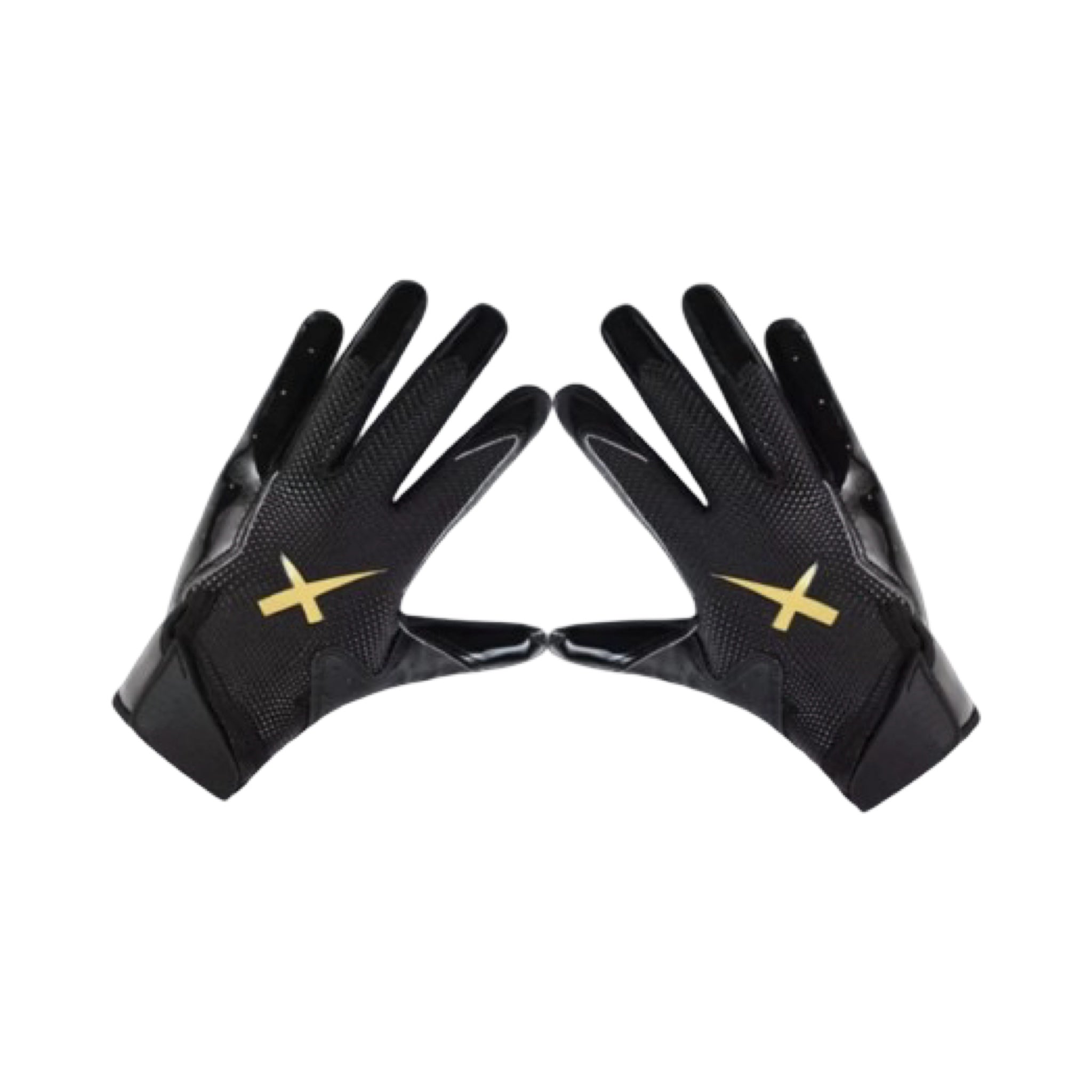XX BEAST Adult Football Gloves - Black/Gold