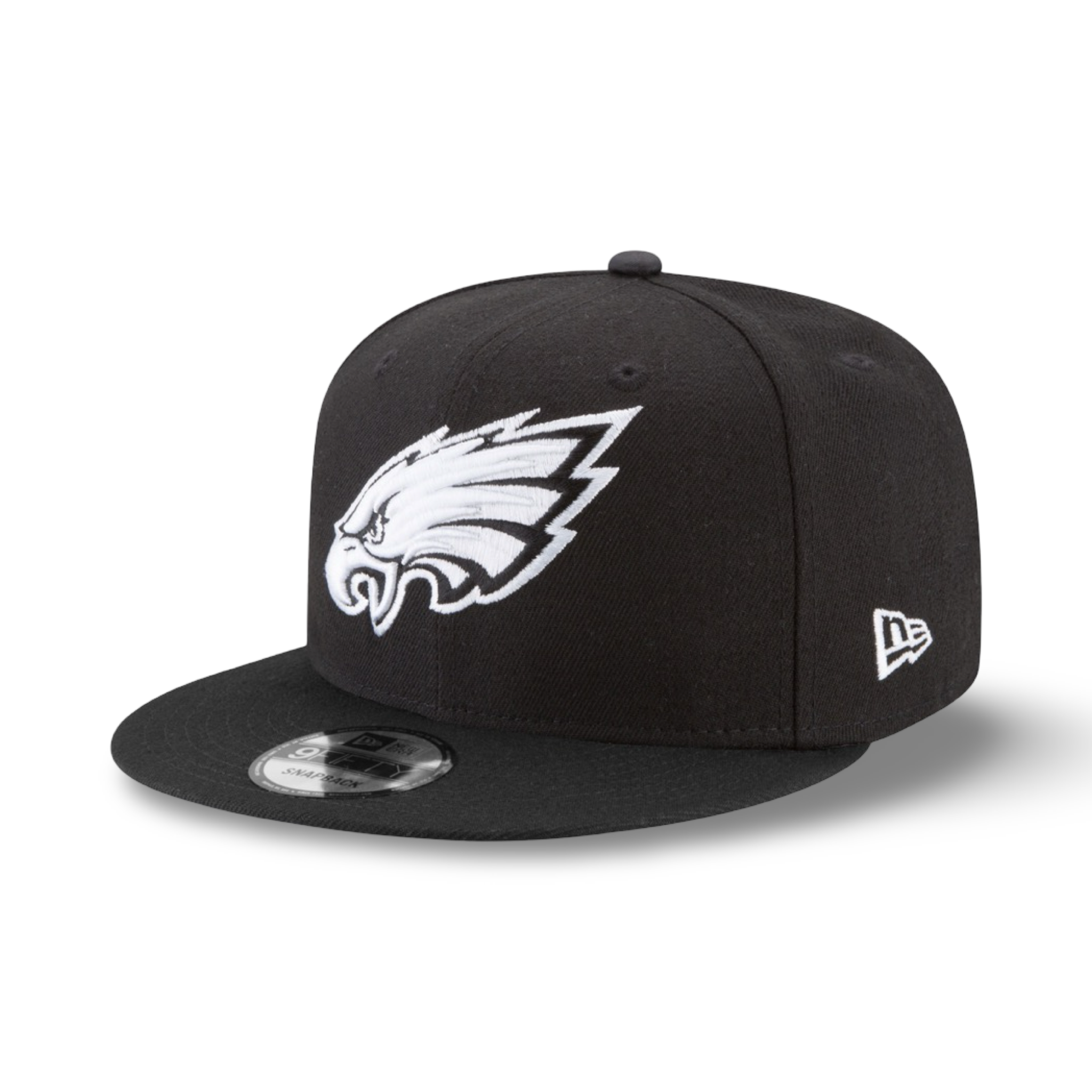 Philadelphia Eagles NFL New Era Men's Black White 9Fifty Basic Snapback