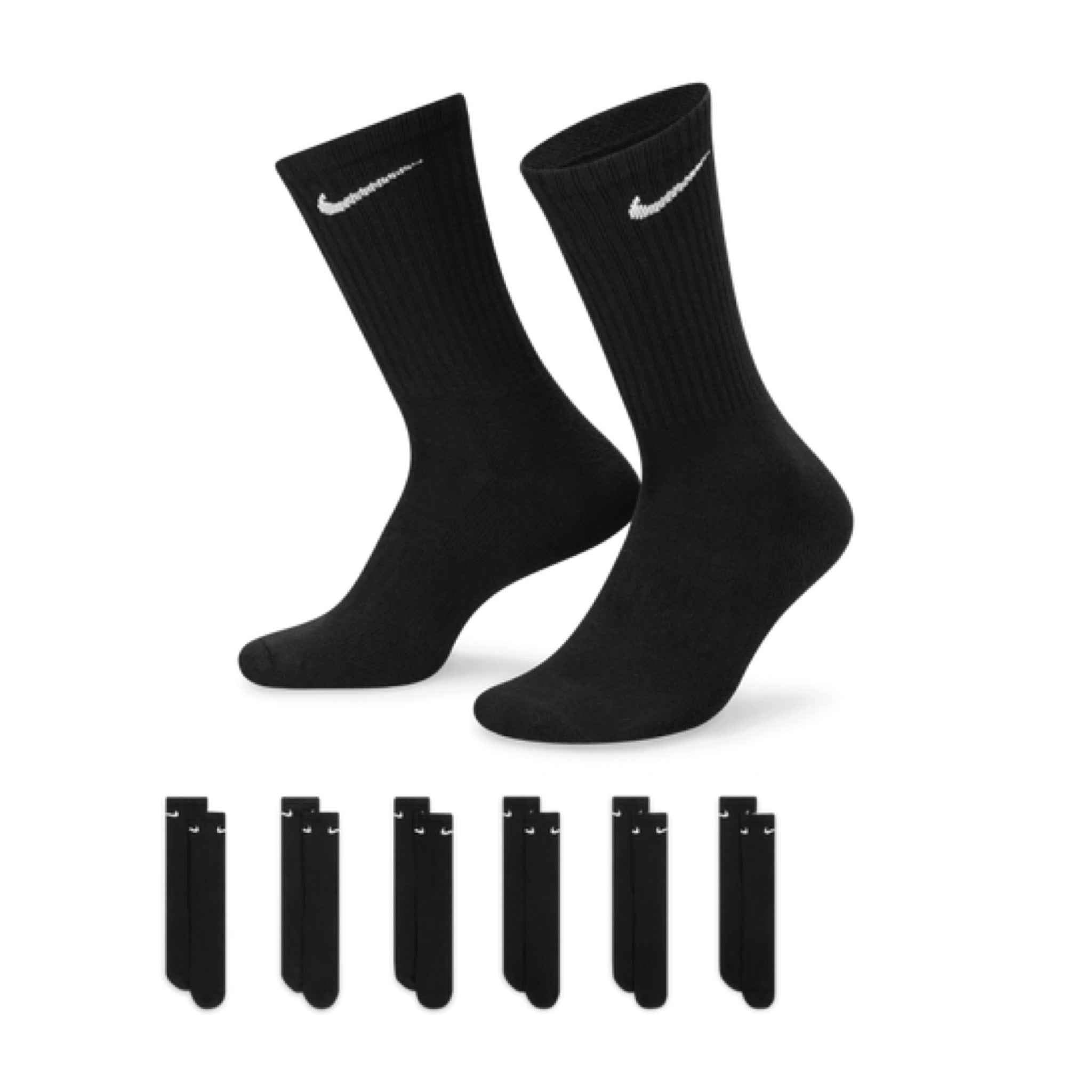 Nike Everyday Crew Socks - Cushioned (6 Pairs)