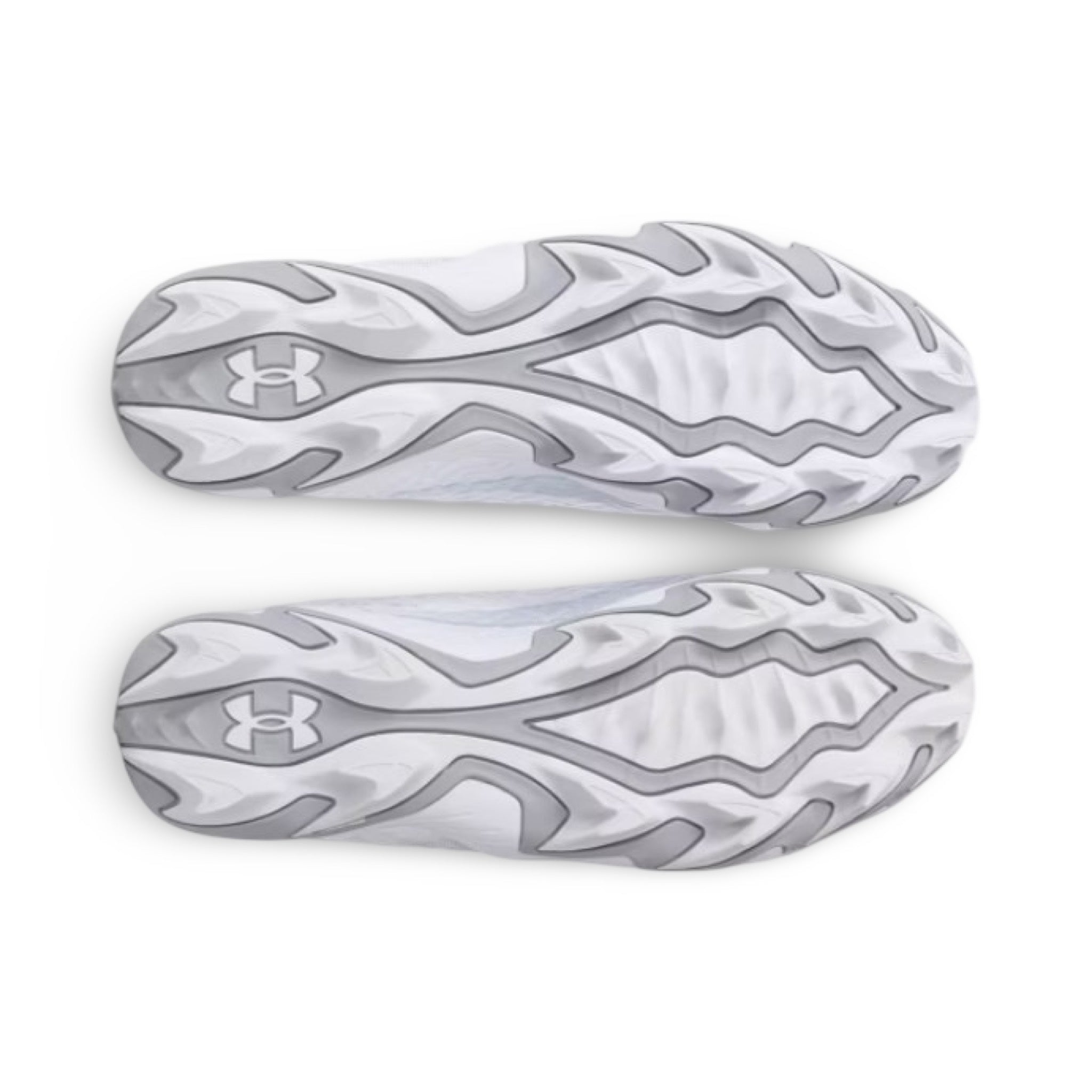 Boys' UA Spotlight Hammer Jr. Football Cleats - White