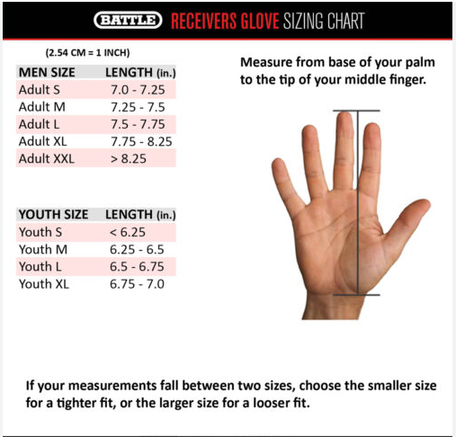 Battle Double Threat football gloves