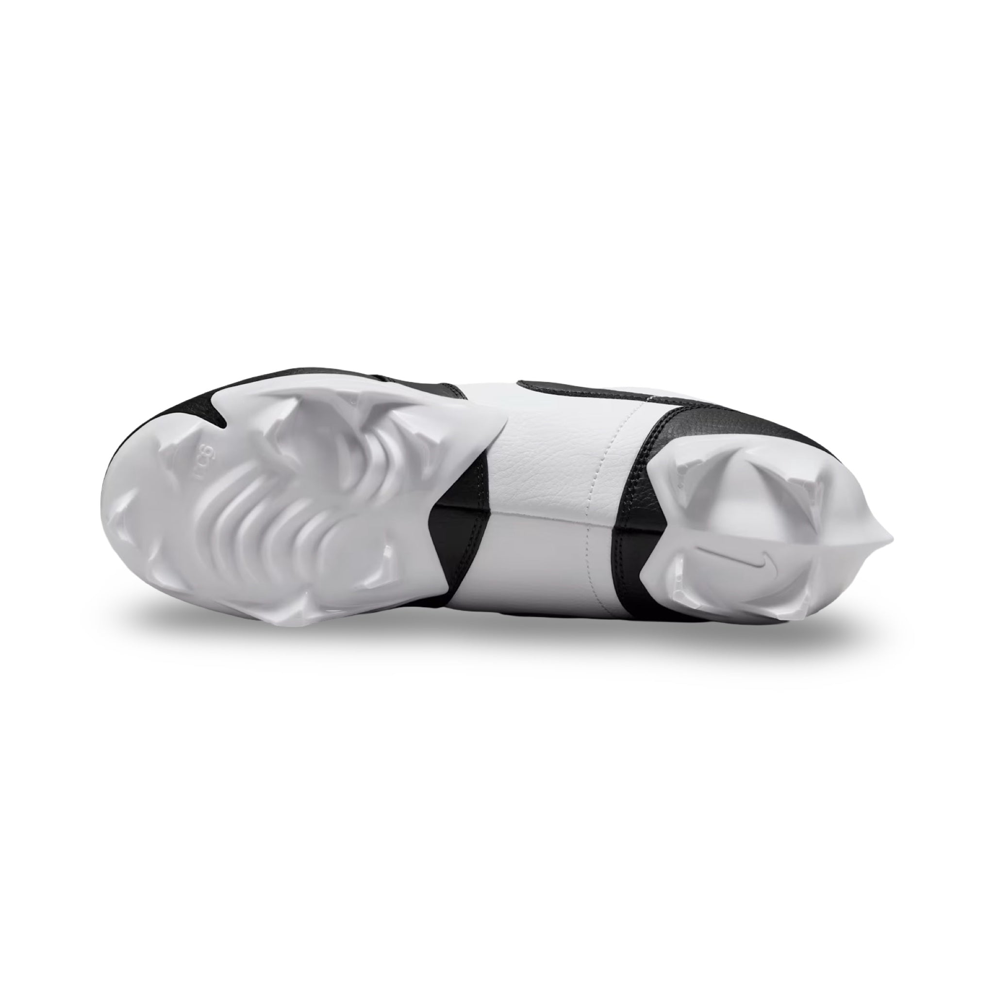 Jordan 1 Low TD Football Cleat - White/Black