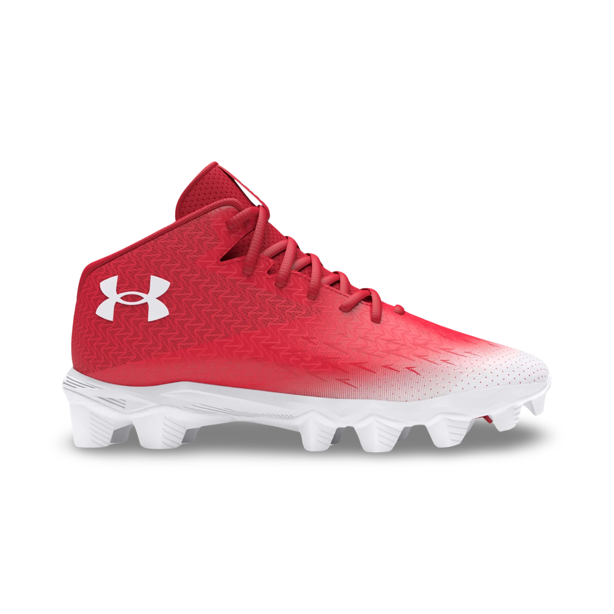 Kid's UA Spotlight Franchise 4 RM JR Football Cleats - Rouge
