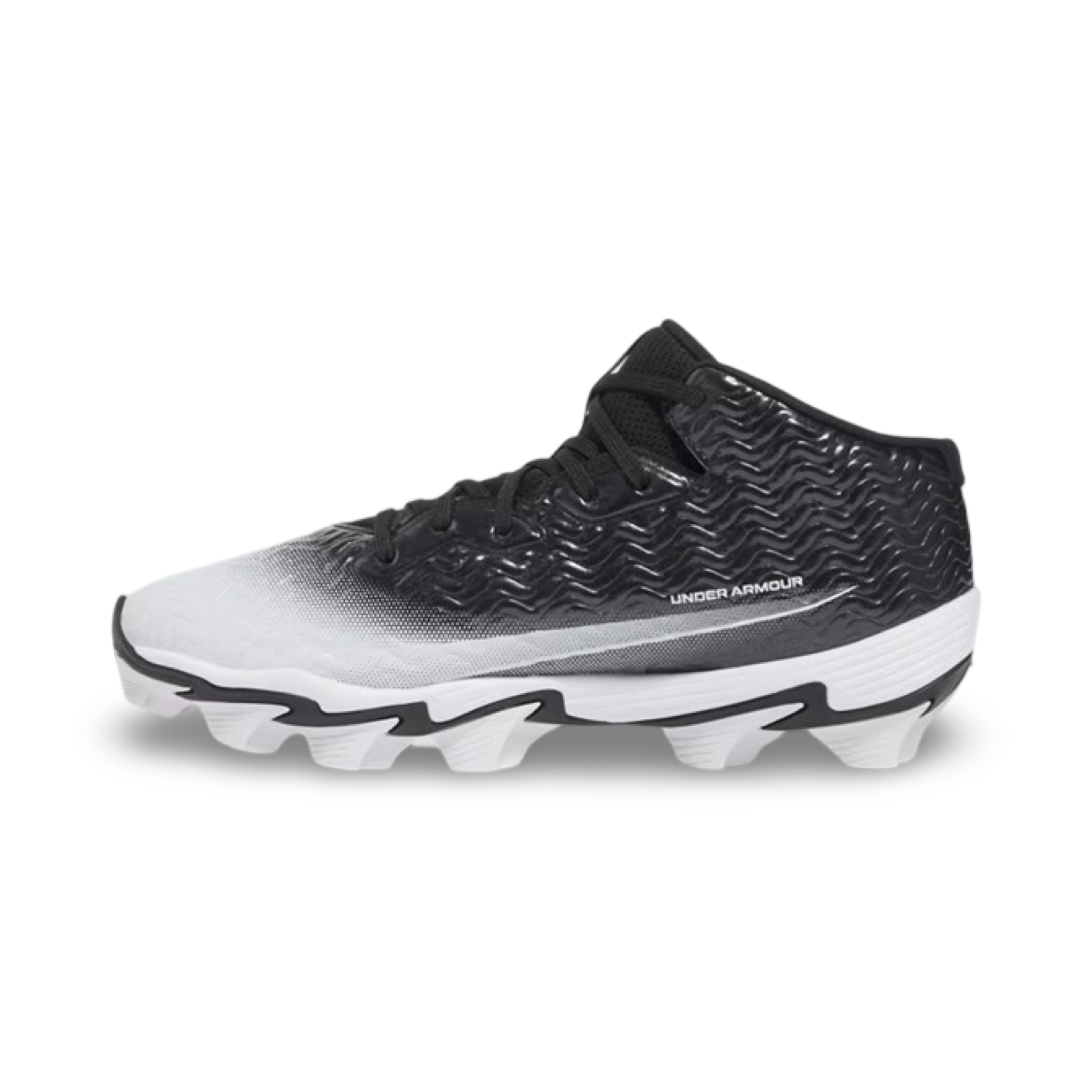 Boys' UA Spotlight Hammer Jr. Football Cleats - Black