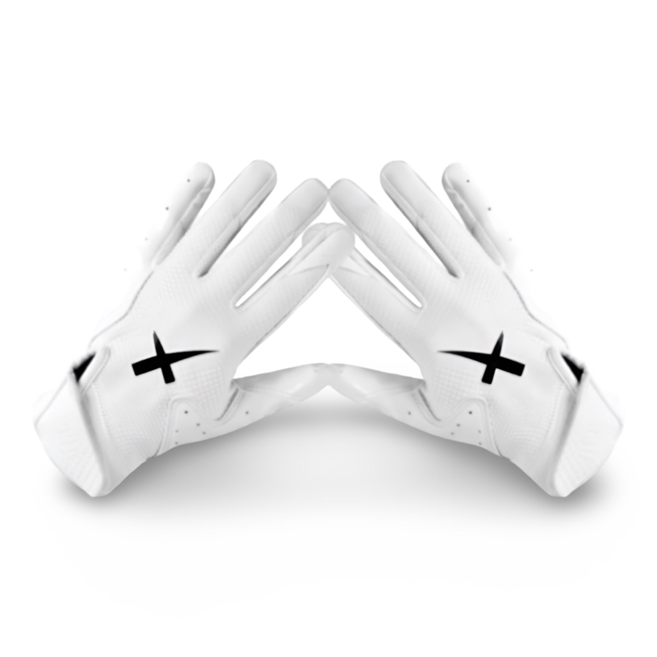 XX BEAST Adult Football Gloves - White