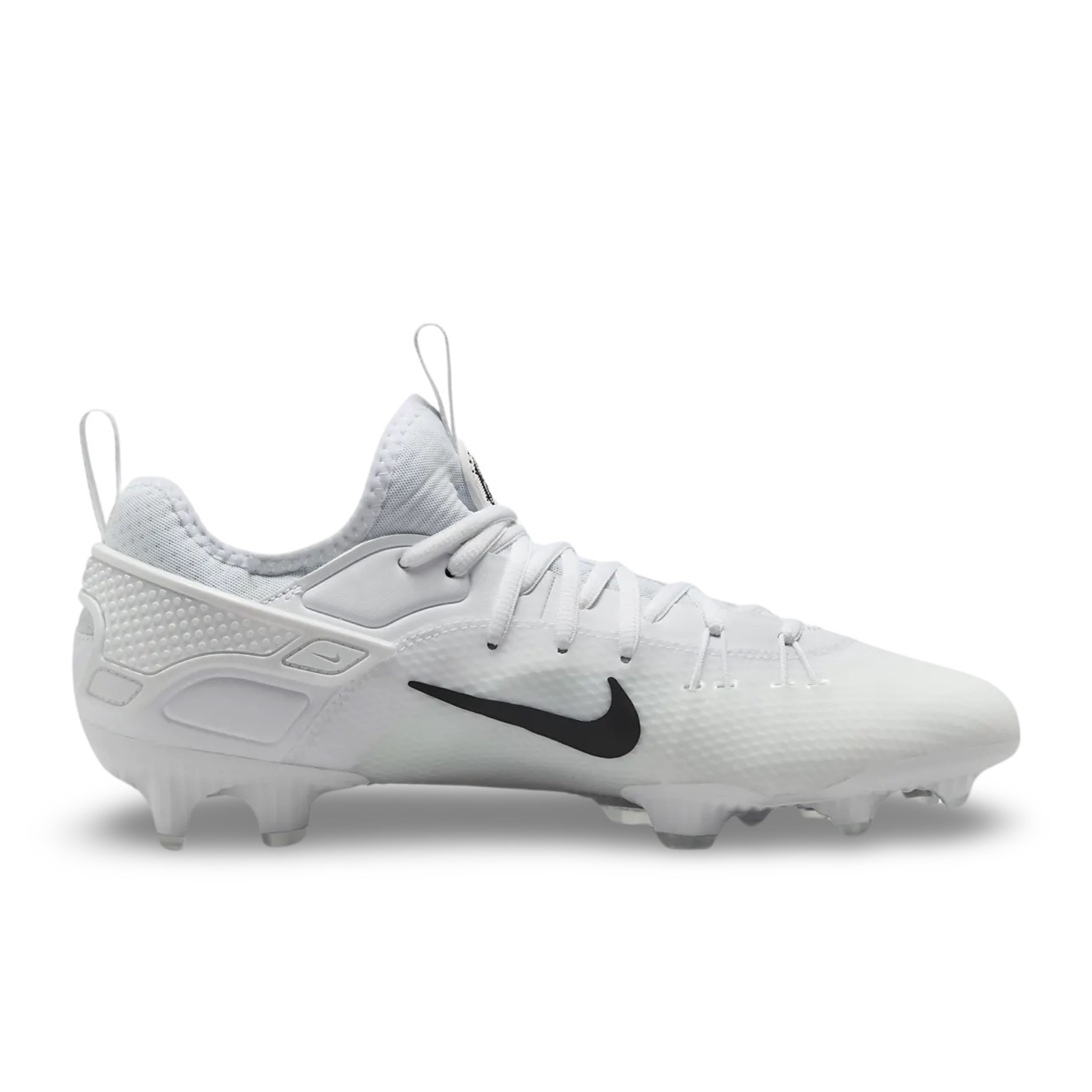 Nike Huarache 9 Elite Low Football &amp; Lacrosse Cleat - White