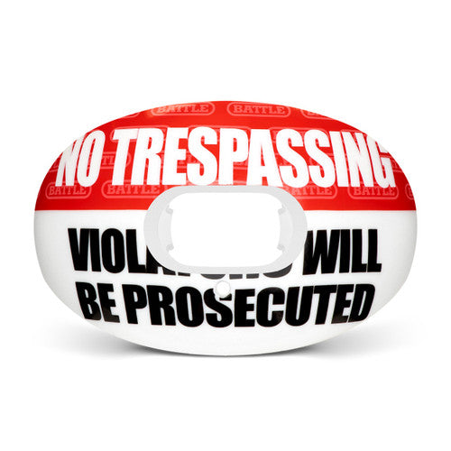 Battle "No Trespassing" Oxygen Football Mouthguard / Protecteur buccal