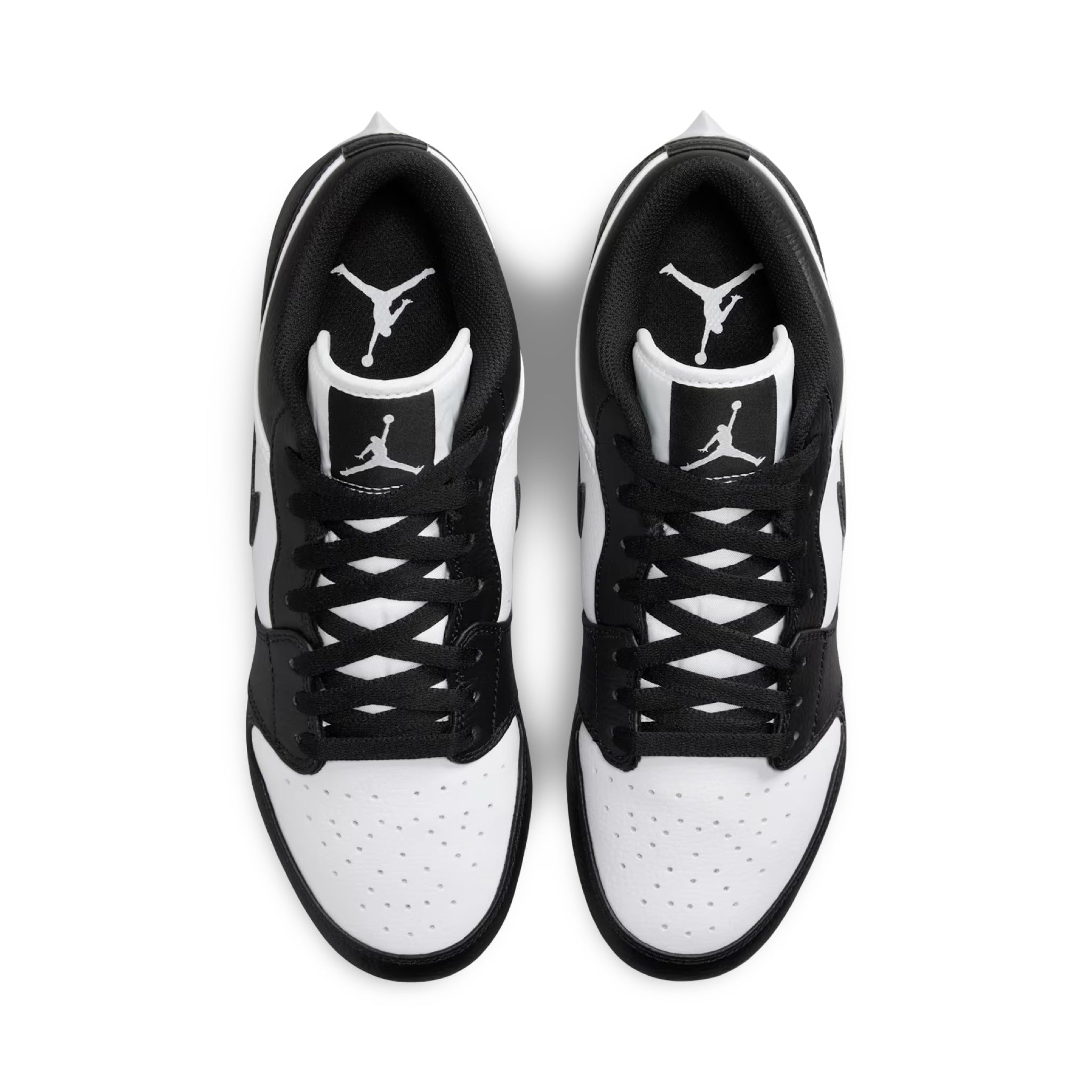 Jordan 1 Low TD Football Cleat - White/Black