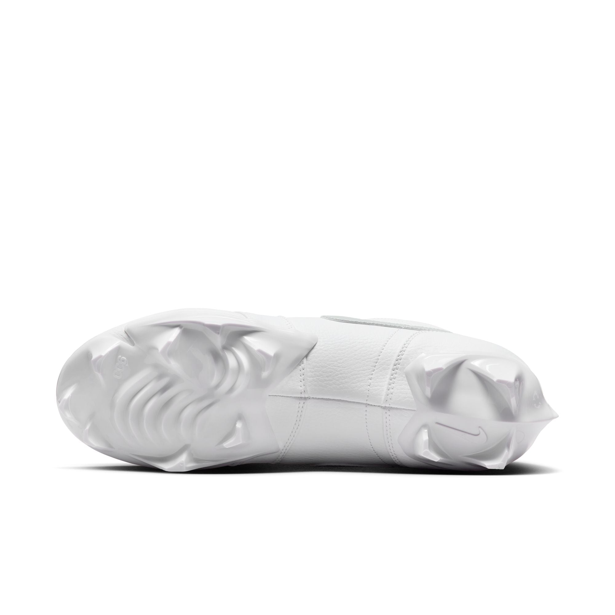 Jordan 1 Low TD Football Cleat - White/White