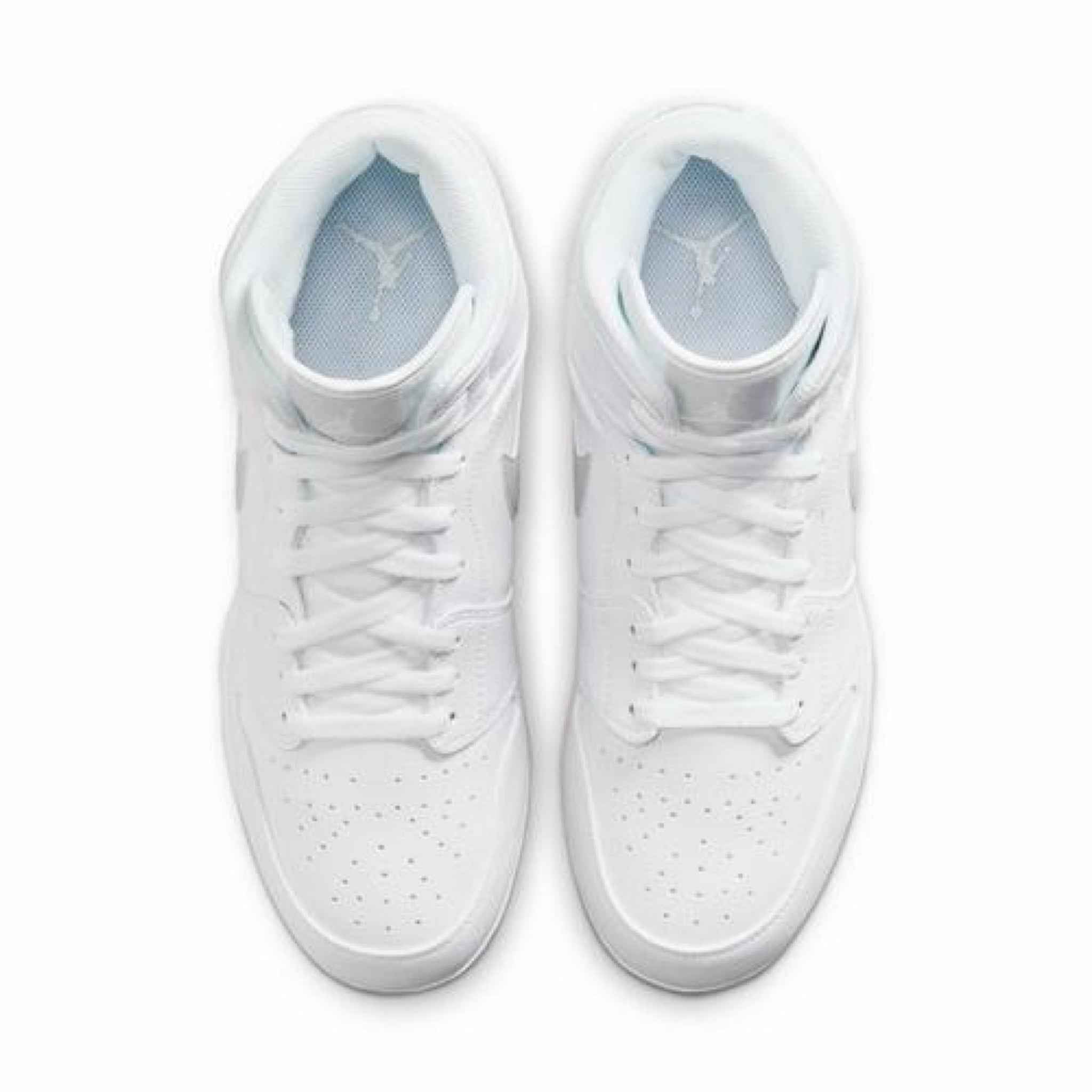 Jordan 1 Mid TD football cleats - All White